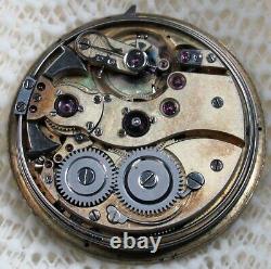 Swiss Unknown Minute Repeater High Grade Open Face Movement. 41.2 Mm