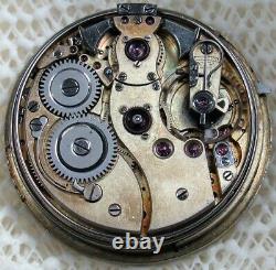Swiss Unknown Minute Repeater High Grade Open Face Movement. 41.2 Mm