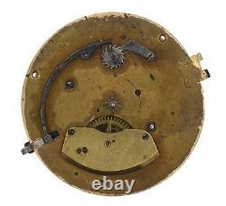 Swiss Verge Fusee 18th Century Pocket Watch Movement Spares Or Repairs Vv62