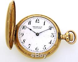 TIFFANY & Co. 18K Gold Antique Pocket Watch with PATEK Phillippe Movement