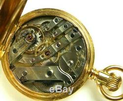 TIFFANY & Co. 18K Gold Pocket Watch Hunter Hi-Grade movement (Patek, Meylan, ect)