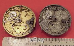 TWO U S Patent DEPOSE 1/4 Repeater Movements 1 is CHRONOGRAPH 44MM Pocket Watch