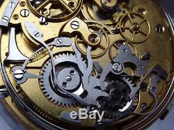 Taschenuhrwerk grande complication Pocketwatch movement Edouard Glauser