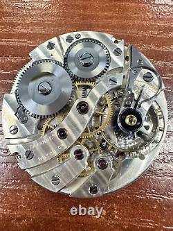 Tavannes Movement 43mm Antique Pocket Watch Requires Maintenance