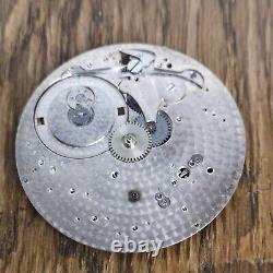 Thin High Grade Pocket Watch Movement, 2.75mm Thick, Dial Insc. Cartier (W174)