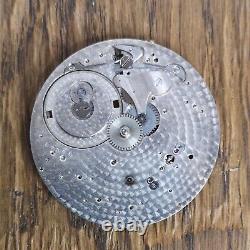 Thin High Grade Pocket Watch Movement, 2.75mm Thick, Dial Insc. Cartier (W174)