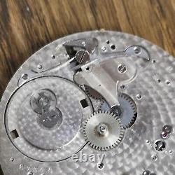 Thin High Grade Pocket Watch Movement, 2.75mm Thick, Dial Insc. Cartier (W174)