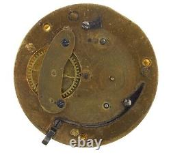 Thomas Yeo English Verge Fusee Pocket Watch Movement Spares Or Repairs W146