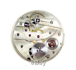 Tiffany & Co. Merimont Pocket Watch Swiss Movement 18 Jewels 8 Adjustments Parts
