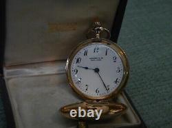 Tiffany and company 14k gold pocket watch with unique movement
