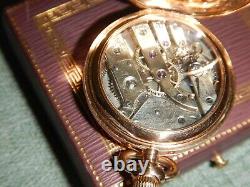 Tiffany and company 14k gold pocket watch with unique movement