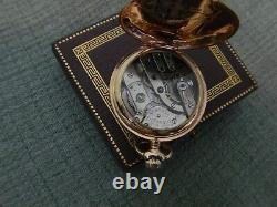 Tiffany and company 14k gold pocket watch with unique movement