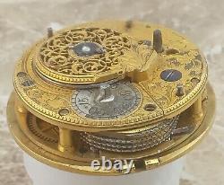 Tregent Watchmaker to Prince of Wales Fusee Cylinder Pocket Watch Movement 1790