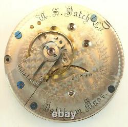 US Watch Co Pocket Watch Movement 15 Jewels Spare Parts / Repair