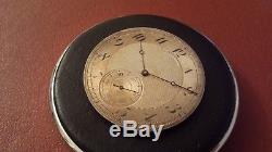 Ultra Thin CARTIER EWC EUROPEAN WATCH Co Small Seconds Pocket Watch Movement