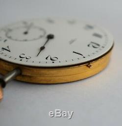 Ulysse Nardin Pocket Watch Movement Working Immaculated Dial