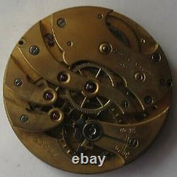 Ulysse Nardin Pocket Watch movement & enamel dial 44,5 mm. In diameter