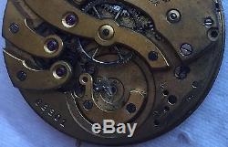 Ulysse Nardin pocket watch movement some parts missing for parts