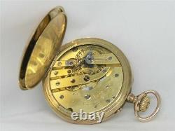 Unique 18 Jewel Mens 50mm Patek Movement & Dial, Signed For Adjuster F. Modoux