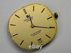 Universal Geneve 2-67 Golden Shadow 25j Micro-rotor Watch Movement Runs Repair