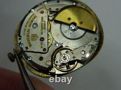 Universal Geneve 2-67 Golden Shadow 25j Micro-rotor Watch Movement Runs Repair