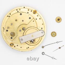 Unsigned 41.9 mm High Grade Swiss Antique Pocket Watch Movement, Parts/Repair