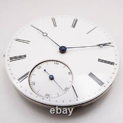 Unsigned High Grade Swiss 40 x 10.1 mm Key Wind Antique Pocket Watch Movement