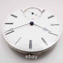 Unsigned High Grade Swiss 40 x 10.1 mm Key Wind Antique Pocket Watch Movement