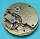 Unusual Detent Chronometer Pocket Watch Movement By Tupman For Repair (k39)