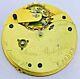 Unusual Up/down Reverse Fusee Freesprung Pocket Watch Movement (r80)