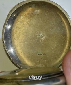 Unusual antique Japy Freres pocket watch. Fancy Jewish dial and fancy movement