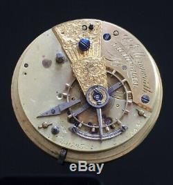 Up and Down power reserve fusee pocket watch movement