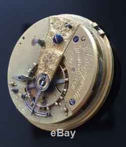 Up and Down power reserve fusee pocket watch movement