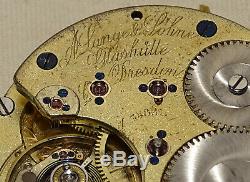 V. Rare A. Lange & Sohne Glashutte B/dresden Anker Chronometer Pocket Movement