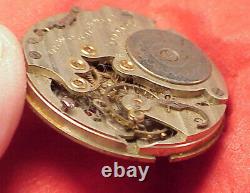 VINTAGE 17j NEW ENGLAND LADY MARY 0s 29MM POCKET WATCH MOVEMENT RARE MODEL