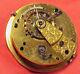 Vintage 52mm Glasgow Scotland Extra Large Movement Fusee Lever Pocket Watch