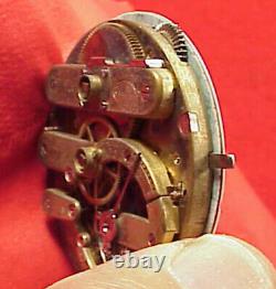 VINTAGE RARE GRADE 43MM H L MATILE 19 j PATENT WINDING POCKET WATCH MOVEMENT