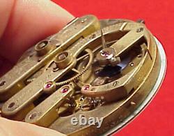 VINTAGE RARE GRADE 43MM H L MATILE 19 j PATENT WINDING POCKET WATCH MOVEMENT