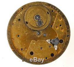 Vacheron & Constantin Small Swiss Cylinder Pocket Watch Movement Spares Vv30