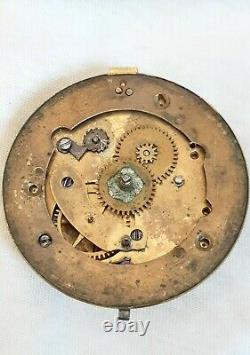 Verge Pocket Watch Movement. FULL WORKING ORDER Inc. Key 1800s. Liverpool