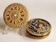 Verge Fusee Quarter Repeater Pocket Watch Movement With Solid 18 Kt Gold Dial