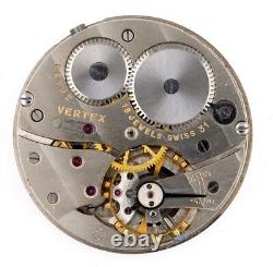 Vertex Revue Gt Swiss Lever Pocket Watch Movement Spares Or Repairs C111