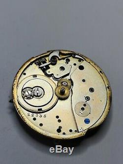 Very High Grade Antique Pocket Watch Movement LeCoultre Wolfs Teeth