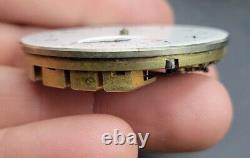 Very High Grade Ernst Kutter Stuttgart 44mm Pocket Watch Movement Wolf Tooth