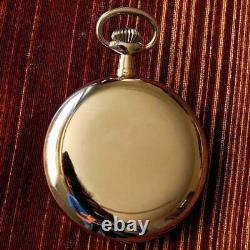 Very Rare 1905' Valor Watch Co Exposed Filigree Movement Open Face Pocket Watch
