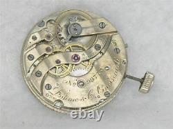 Very Rare 28mm Patek Philippe 17 Jewel Pocket Watch Movement & Dial, Running