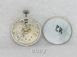 Very Rare 28mm Patek Philippe 17 Jewel Pocket Watch Movement & Dial, Running