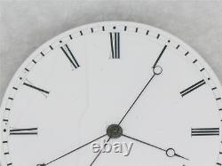 Very Rare 30 Jewel 44mm Jumping Independent Seconds Swiss Movement, Running