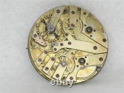 Very Rare 30 Jewel 44mm Jumping Independent Seconds Swiss Movement, Running