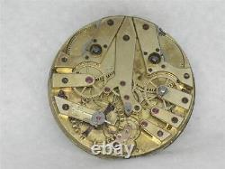 Very Rare 30 Jewel 44mm Jumping Independent Seconds Swiss Movement, Running